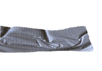 a piece of cloth is lying on a black background