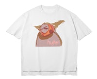 a white t - shirt with an image of a yoda