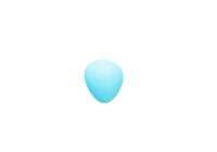 a blue egg on a black background