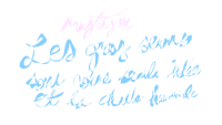 a black background with blue and blue calligraphy on a black background
