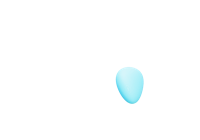 a blue ball on a black background