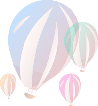colorful hot air balloons flying in the sky