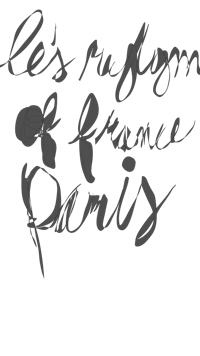 a black background with the words'let's go to paris'written on it