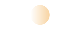 an orange circle on a black background