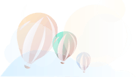 hot air balloons in the sky